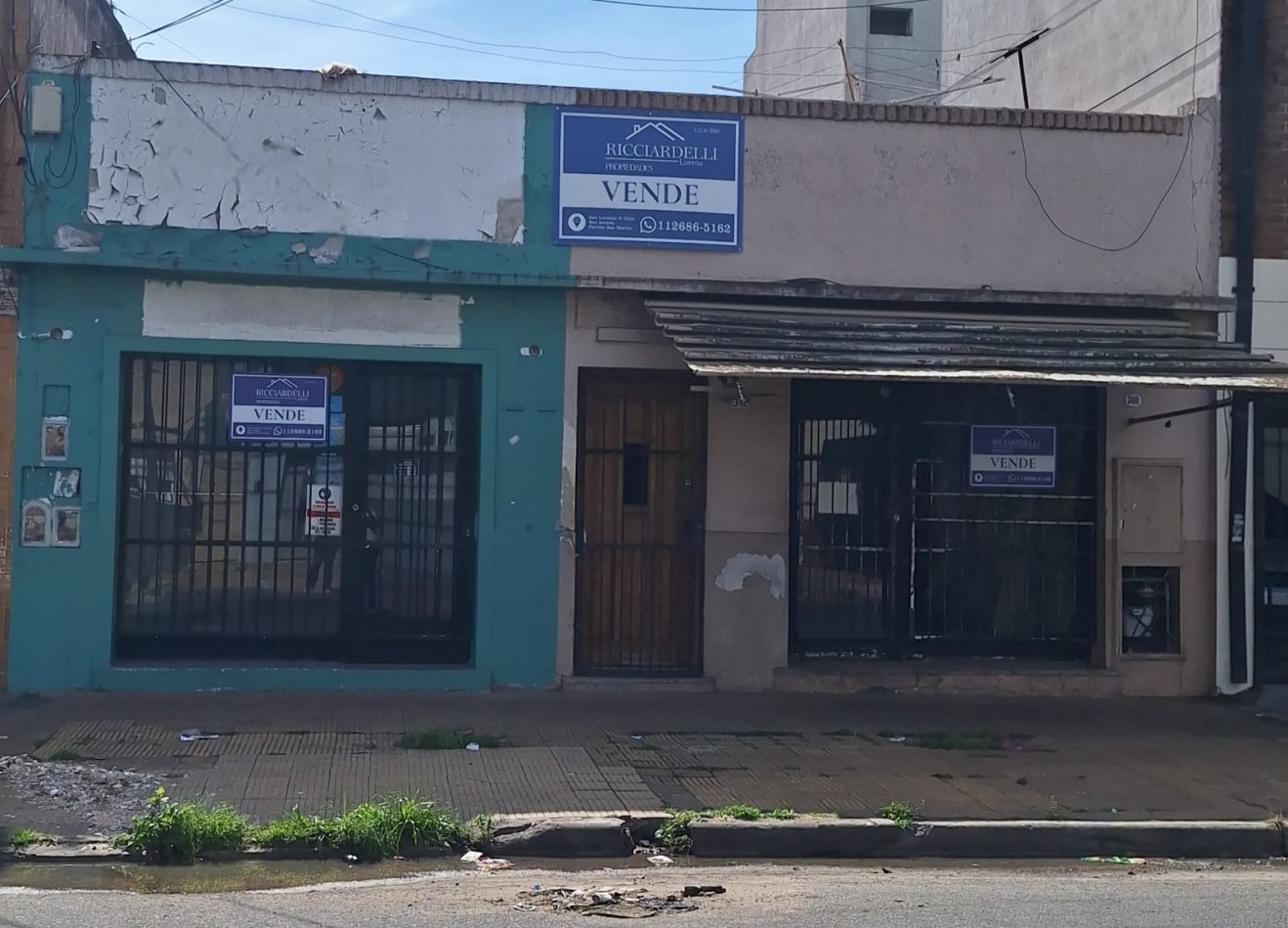 Casa 3 Ambientes, Departamento 2 Ambientes y 2 locales al frente en Venta en San Andres