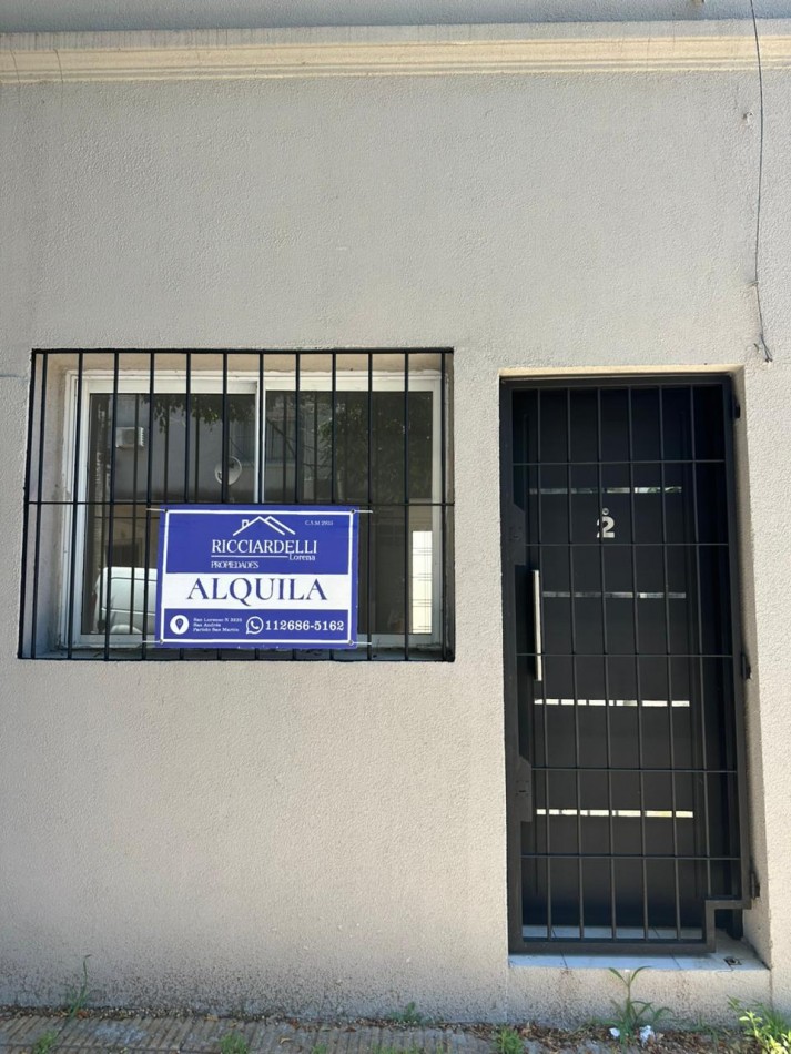 Departamento 2 ambientes en Alquiler en San Andres